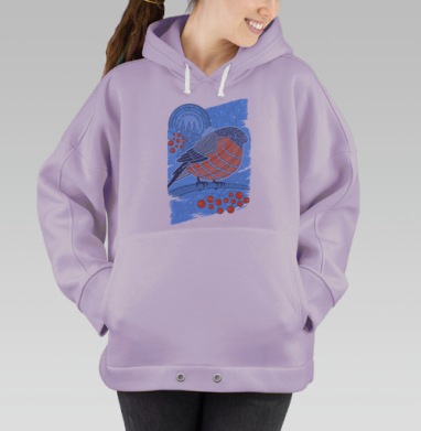 Снегирь, Hoodie Oversize Fiolet