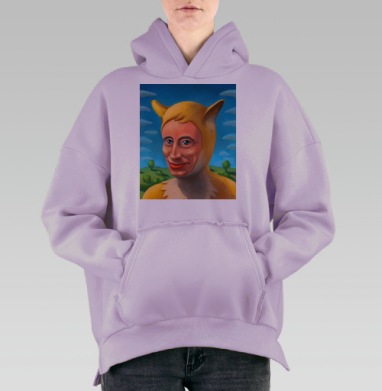 SUNFOX, Hoodie Oversize Fiolet, утепленная