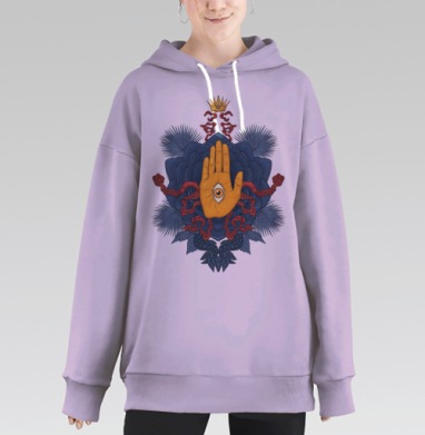 Талисман, Hoodie Long Oversize Fiolet