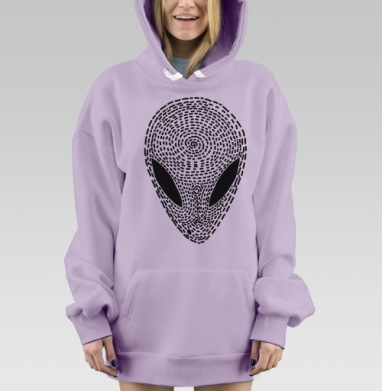 УФО БЛЭК, Hoodie Mjhigh Dig Mel, Fiolet, утепленная