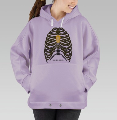 ВЕЧНЫЙ СВЕТ, Hoodie Oversize Fiolet