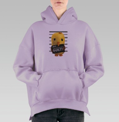 Виновный, Hoodie Oversize Fiolet, утепленная