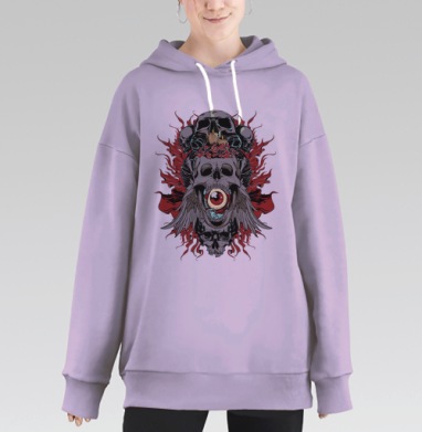 Всевидящий взгляд, Hoodie Long Oversize Fiolet