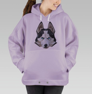 Хаски лед, Hoodie Oversize Fiolet