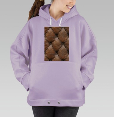 artep_leather, Hoodie Oversize Fiolet