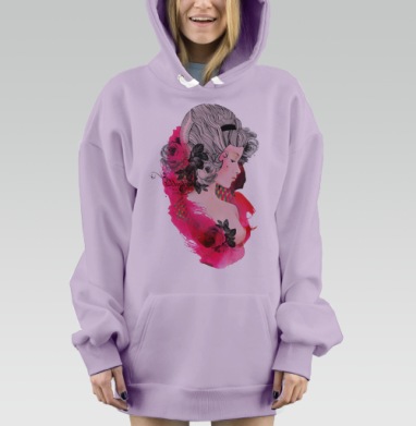 Baroque, Hoodie Mjhigh Dig Mel, Fiolet, утепленная