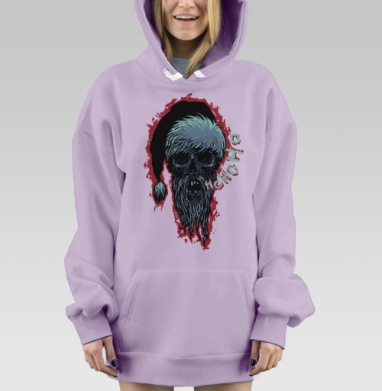Деад Мороз, Hoodie Mjhigh Dig Mel, Fiolet, утепленная