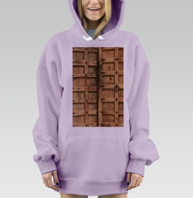 DoorsWoodSingleOld0011_L, Hoodie Mjhigh Dig Mel, Fiolet, утепленная