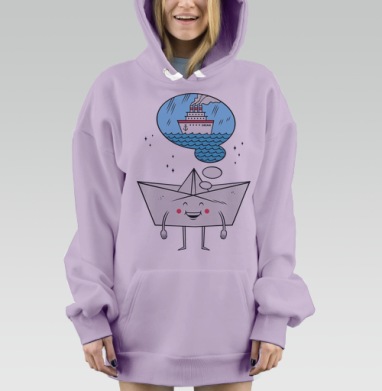 Dream, Hoodie Mjhigh Dig Mel, Fiolet, утепленная