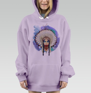 Greed, Hoodie Mjhigh Dig Mel, Fiolet, утепленная
