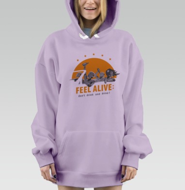 Краш тест, Hoodie Mjhigh Dig Mel, Fiolet, утепленная