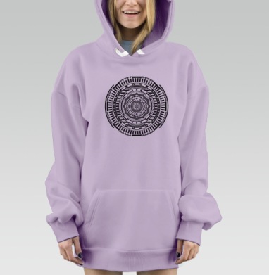 Круглое, Hoodie Mjhigh Dig Mel, Fiolet, утепленная