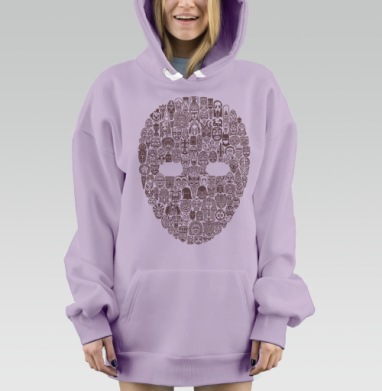 Maskarad, Hoodie Mjhigh Dig Mel, Fiolet, утепленная
