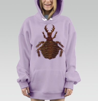 Металлическая Личинка Муравьиного Льва Хищная Броня, Hoodie Mjhigh Dig Mel, Fiolet, утепленная