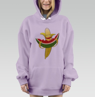 Мультифрукт, Hoodie Mjhigh Dig Mel, Fiolet, утепленная