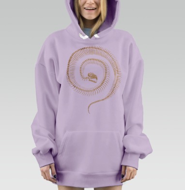 Подколодне, Hoodie Mjhigh Dig Mel, Fiolet, утепленная