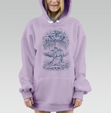 Последнее Танго, Hoodie Mjhigh Dig Mel, Fiolet, утепленная