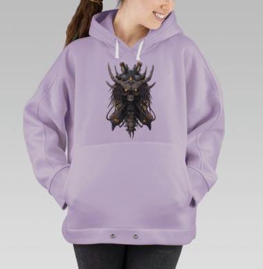 Power Lich, Hoodie Oversize Fiolet