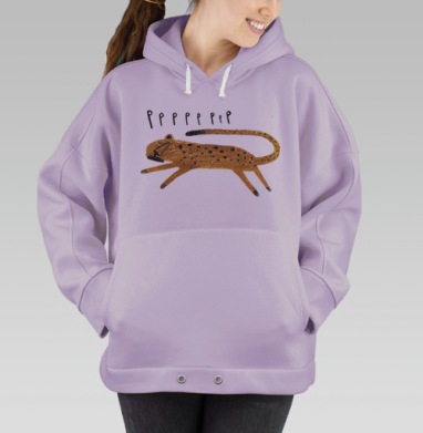 Ppp, Hoodie Oversize Fiolet