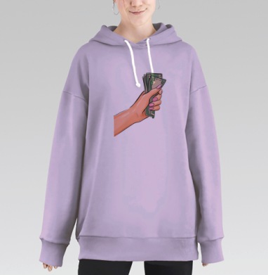 Рабочие офисные гаджеты техника ноутбук мышь очки калькулятор, Hoodie Long Oversize Fiolet