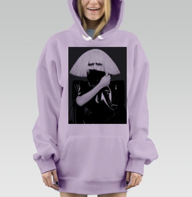 W, Hoodie Mjhigh Dig Mel, Fiolet, утепленная