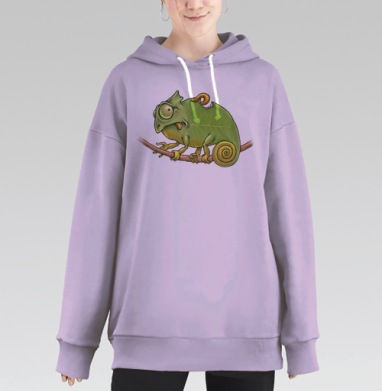 Хамелеон, Hoodie Long Oversize Fiolet