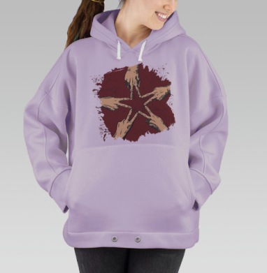 Звезда, Hoodie Oversize Fiolet