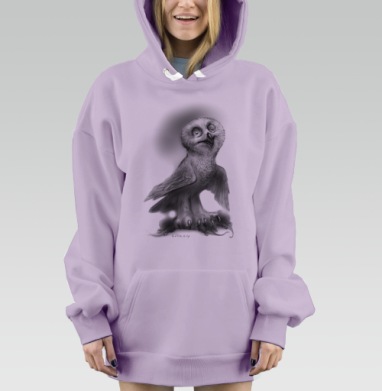 Бон аппетит, Hoodie Mjhigh Dig Mel, Fiolet, утепленная
