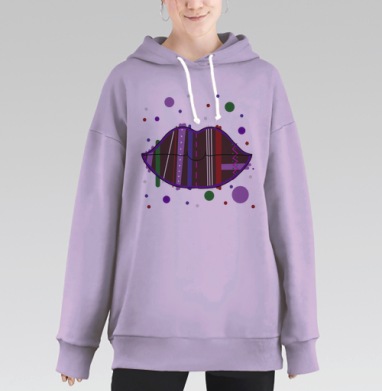 Чпау, Hoodie Long Oversize Fiolet