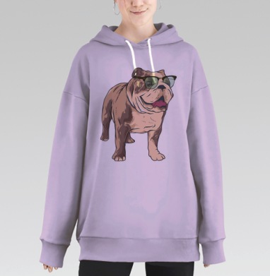 ДОГГ, Hoodie Long Oversize Fiolet