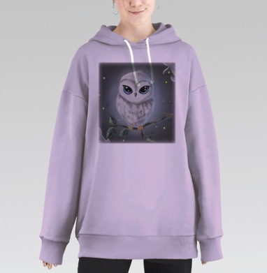 Фантастическое чувство, Hoodie Long Oversize Fiolet