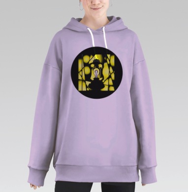 Фонарь Сила Света, Hoodie Long Oversize Fiolet