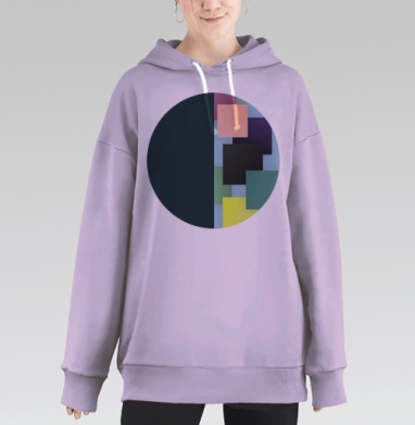 Гармония, Hoodie Long Oversize Fiolet