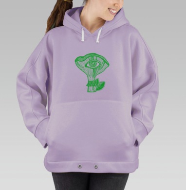 Гипно гриб, Hoodie Oversize Fiolet
