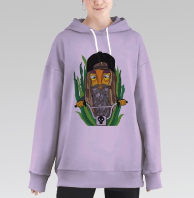 К мечте, Hoodie Long Oversize Fiolet