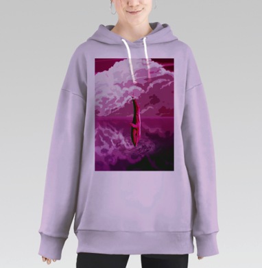 Кито, Hoodie Long Oversize Fiolet