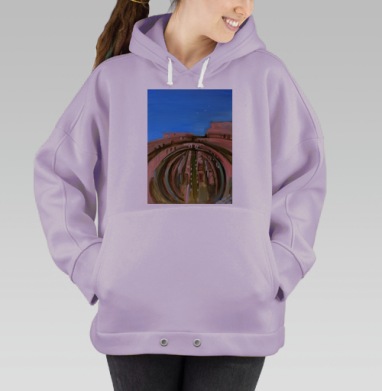 Колизей., Hoodie Oversize Fiolet