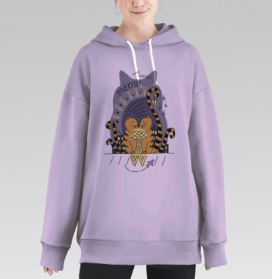 Котэ, Hoodie Long Oversize Fiolet