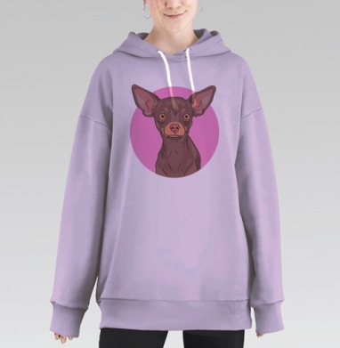 Крысарик, Hoodie Long Oversize Fiolet