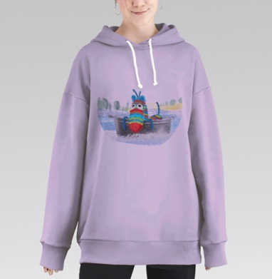 Кукус, Hoodie Long Oversize Fiolet