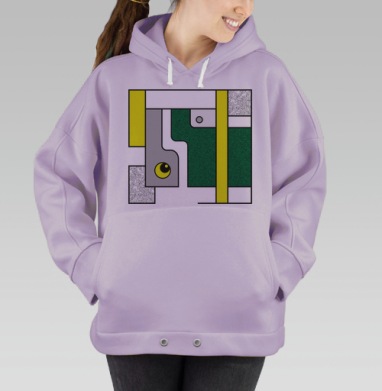 Лесное око, Hoodie Oversize Fiolet