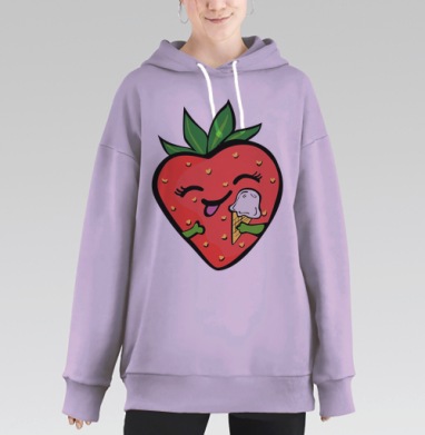 Летние угощения, Hoodie Long Oversize Fiolet