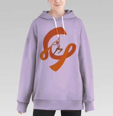 Лилу, Hoodie Long Oversize Fiolet