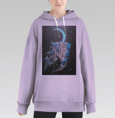 Луноликая, Hoodie Long Oversize Fiolet
