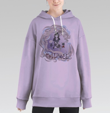 Магическая оплошность, Hoodie Long Oversize Fiolet