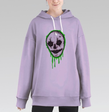 Маска в кислоте, Hoodie Long Oversize Fiolet