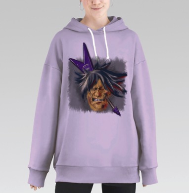 Мелодия застряла, Hoodie Long Oversize Fiolet