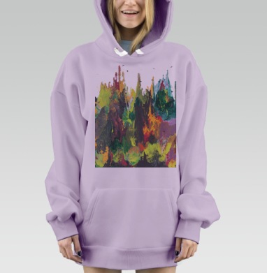 Норвежский лес, Hoodie Mjhigh Dig Mel, Fiolet, утепленная