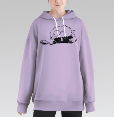 Овцепати, Hoodie Long Oversize Fiolet