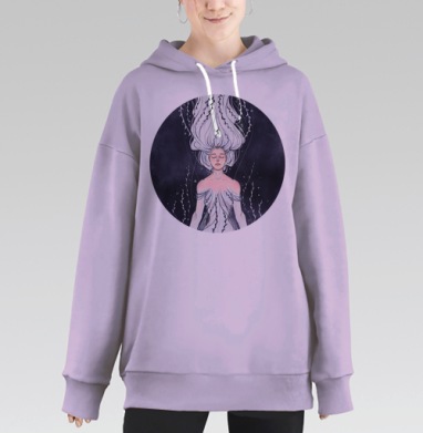 Песня моря, Hoodie Long Oversize Fiolet